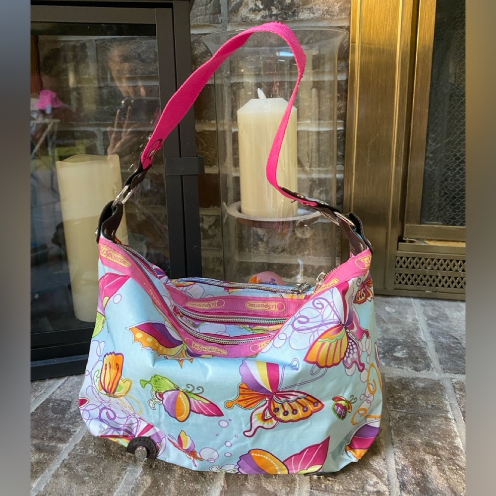Butterfly Print Shoulder Bag Purse